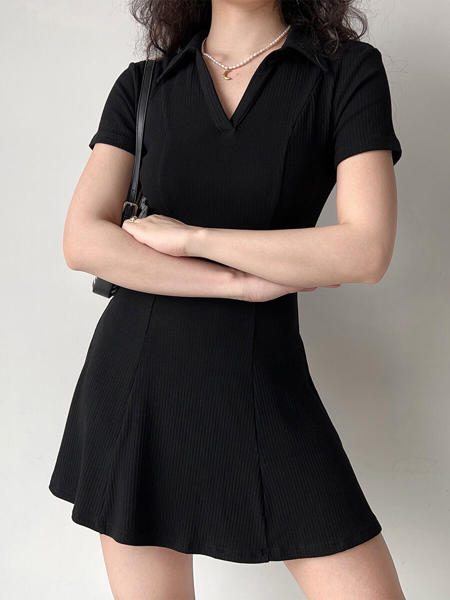Collared Mini Dress