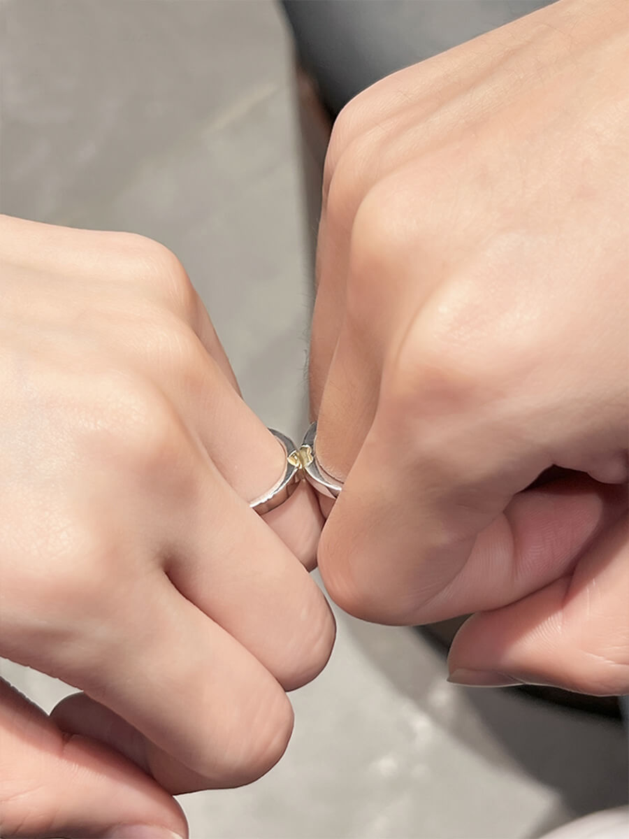 Lovers Couple Rings Set