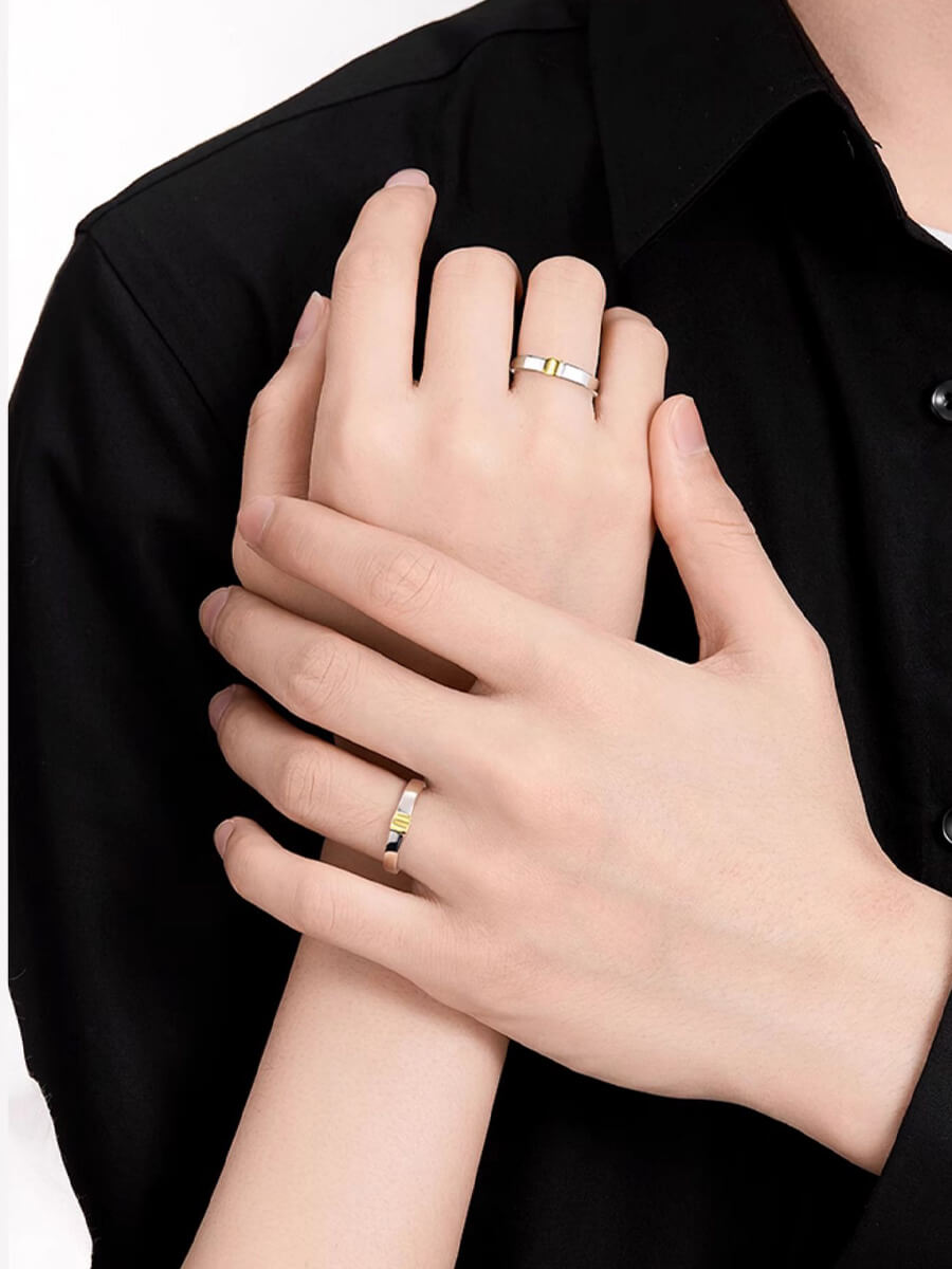Lovers Couple Rings Set
