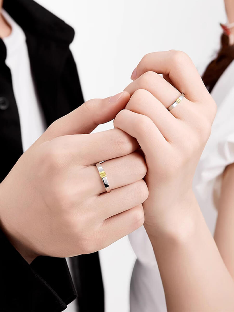 Lovers Couple Rings Set