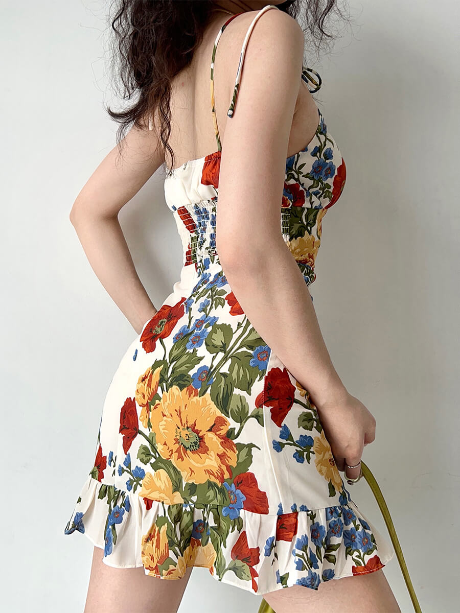Oil Painting Mini Dress