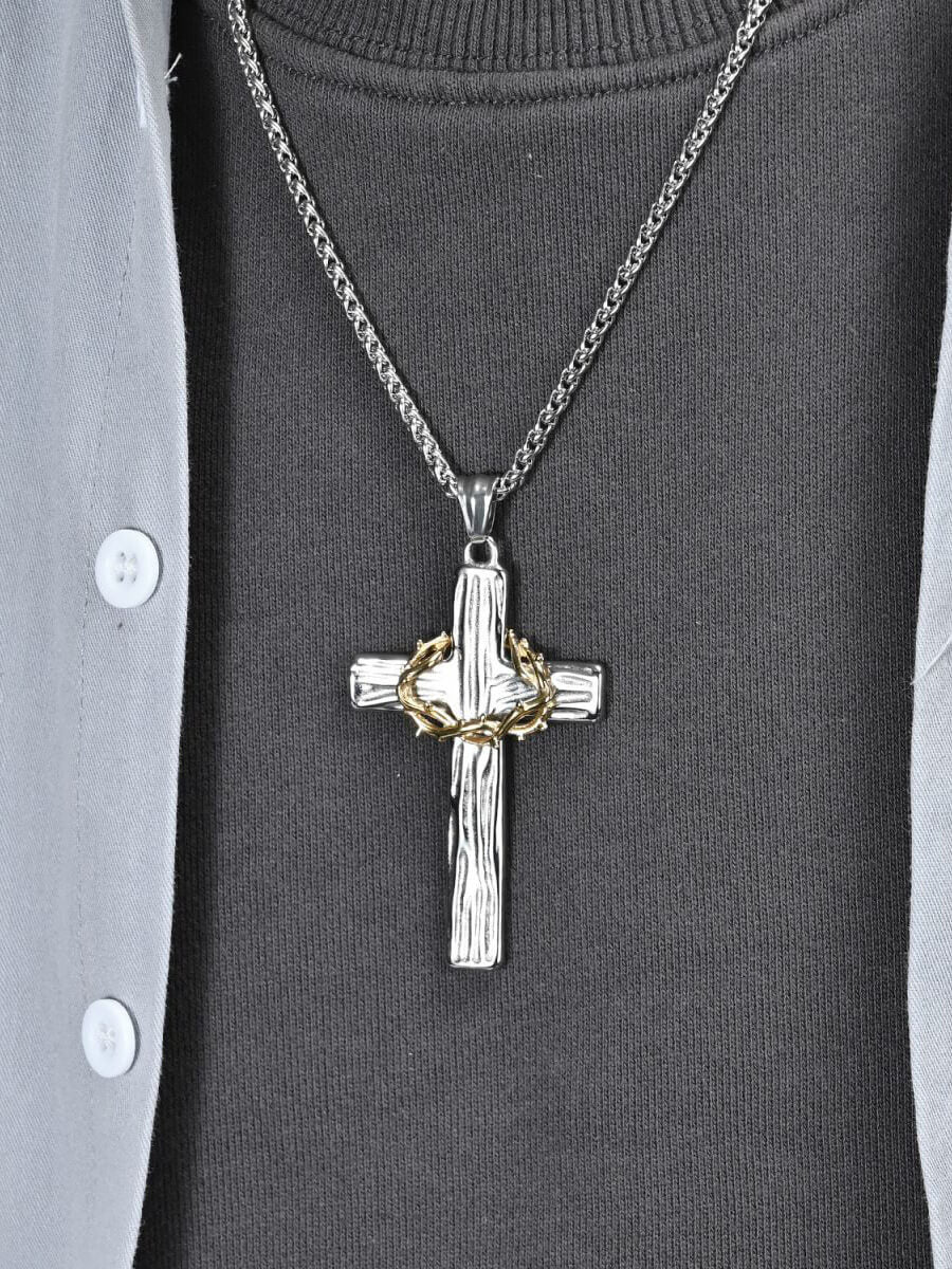 Thorn & Cross Necklace