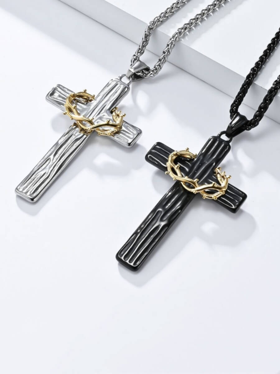 Thorn & Cross Necklace