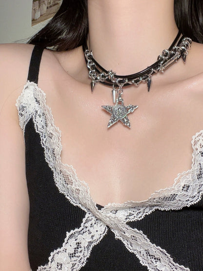 Pentagram Choker