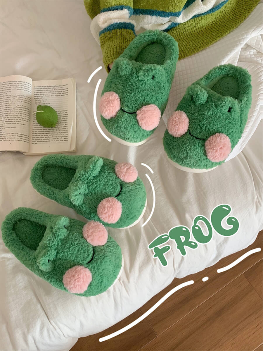 Chubby Frog Slippers