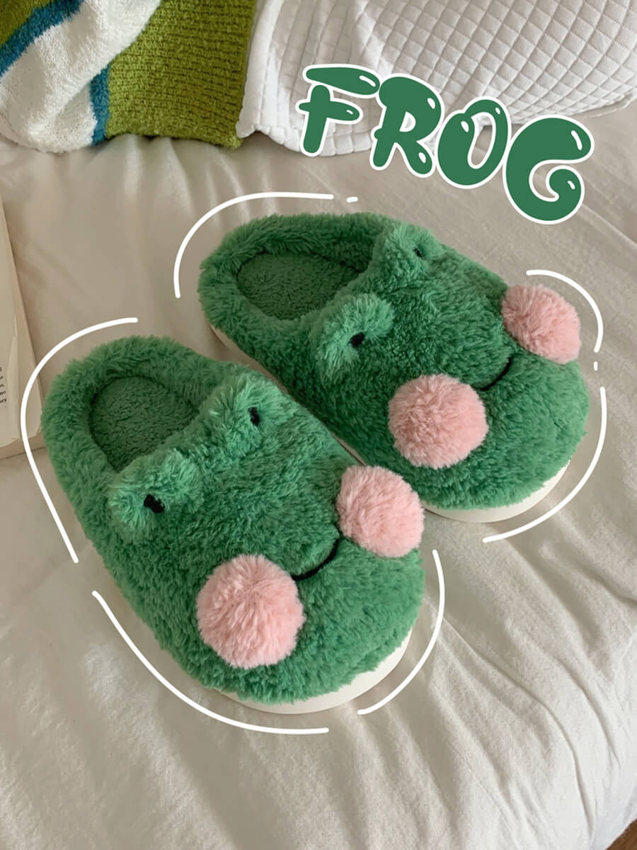 Chubby Frog Slippers