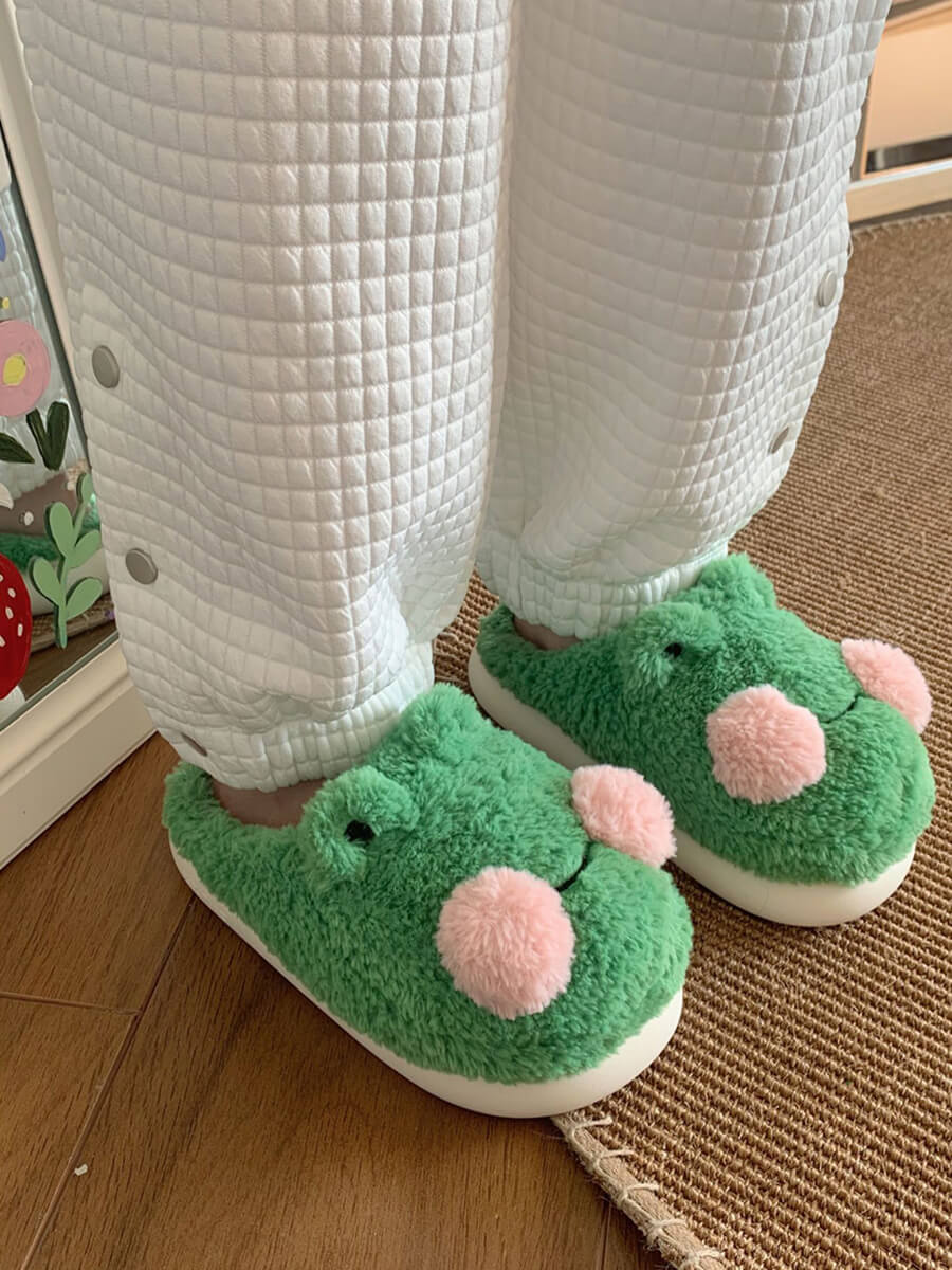 Chubby Frog Slippers