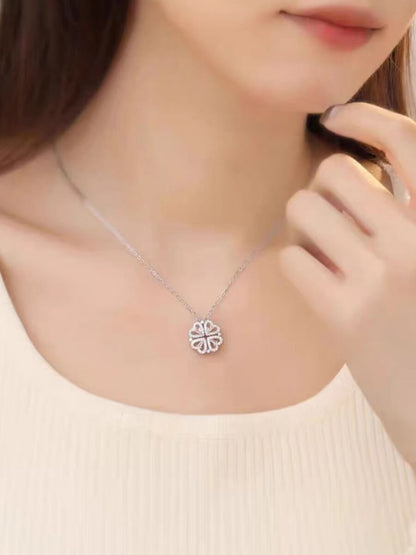 Heart Clover Necklace