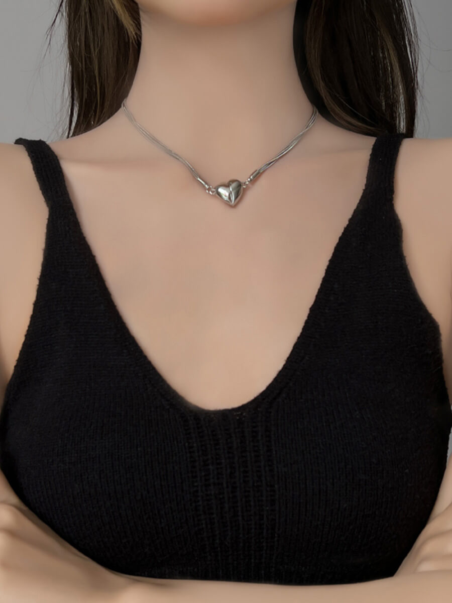 Magnetic Heart Necklace