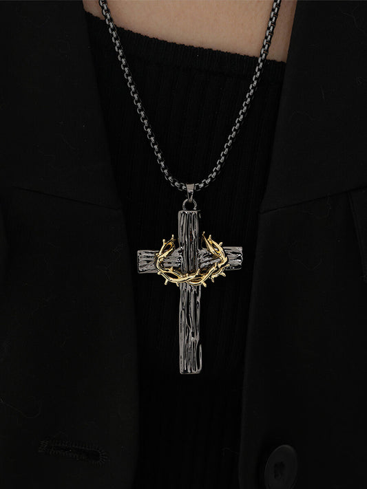 Thorn & Cross Necklace